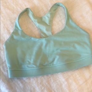 Mint green all sports bra lululemon